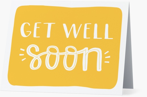 Design Preview for Design Gallery: Get Well Note Cards, Folded 13.9 x 10.7 cm
