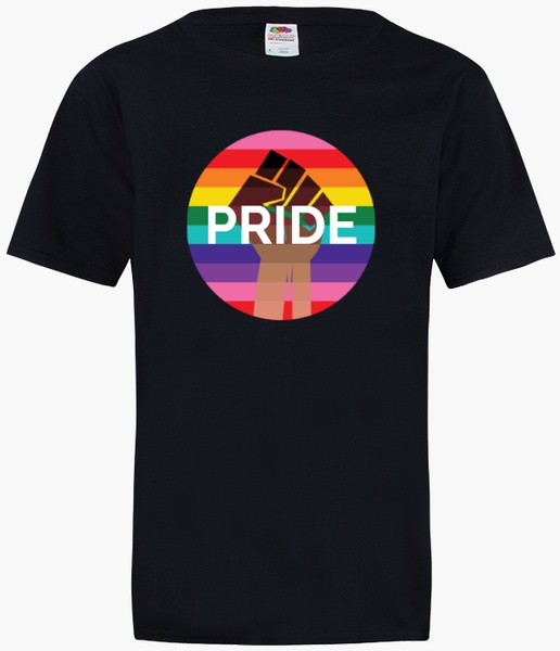 A the first pride was a riot pride blue orange design