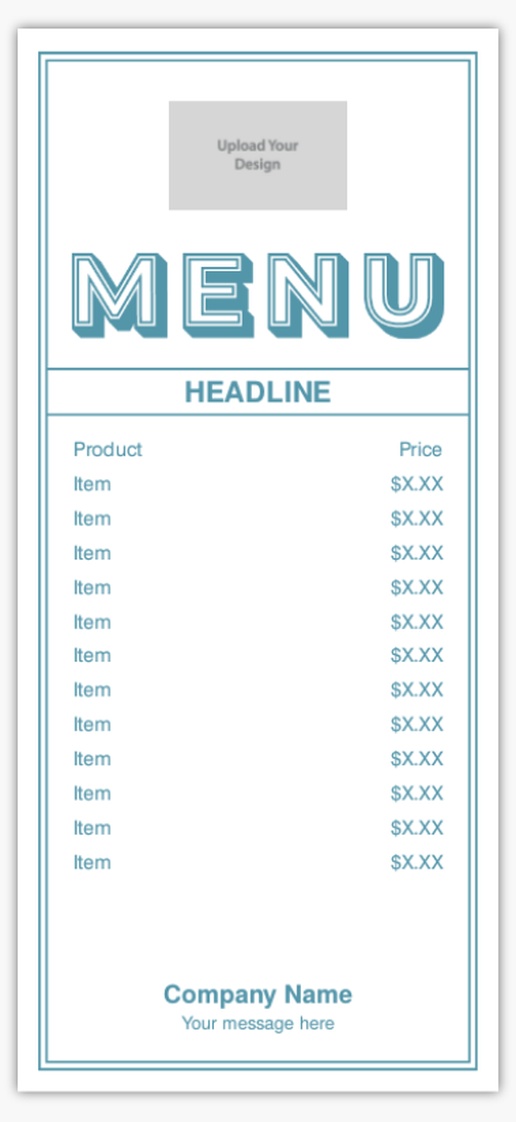 Design Preview for Design Gallery: Menus Custom Menus, Flat Menu