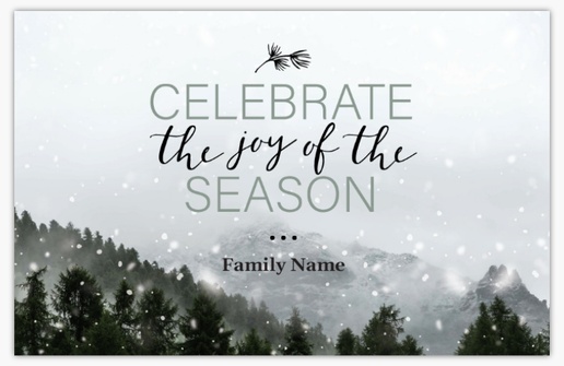 A winter winter scenery gray blue design for Holiday