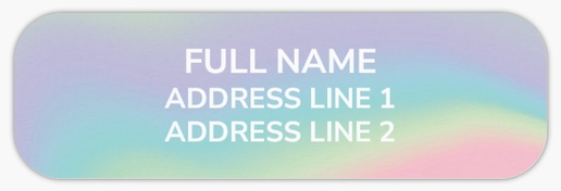 Design Preview for Fun & Whimsical Return Address Labels Templates, White Paper