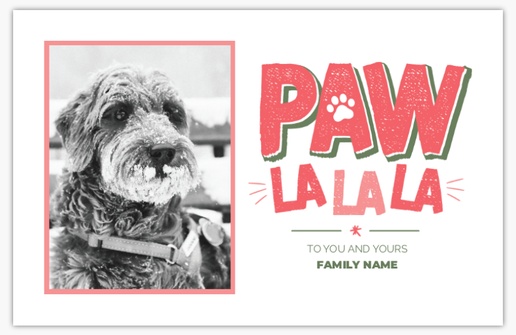 A christmas 2020 paw lalala pink design for Greeting with 1 uploads