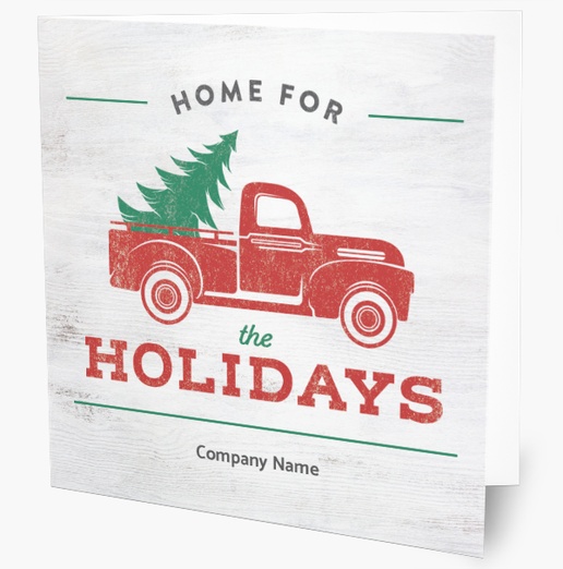 A wood vintage gray red design for Greeting