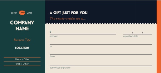 Design Preview for Coffee Shops Gift Certificates Templates