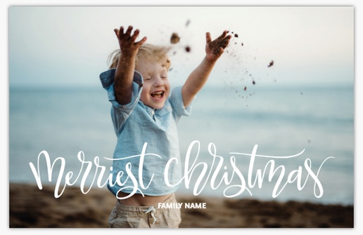 A merry christmas typography white design for Events with 1 uploads