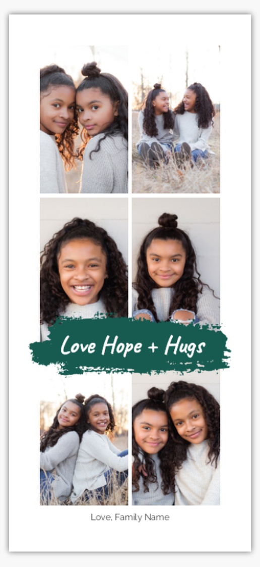 A modern love green gray design for Holiday with 6 uploads