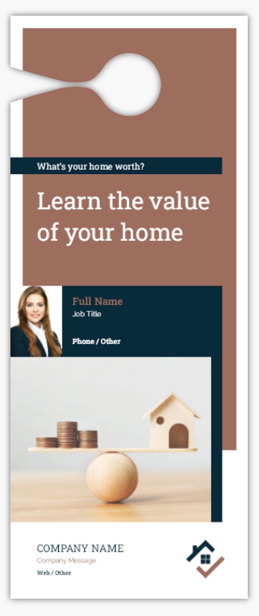 A home valuation learn the value of your home brown gray design for Modern & Simple