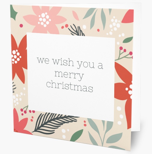 A christmas florals festive florals white pink design for Events
