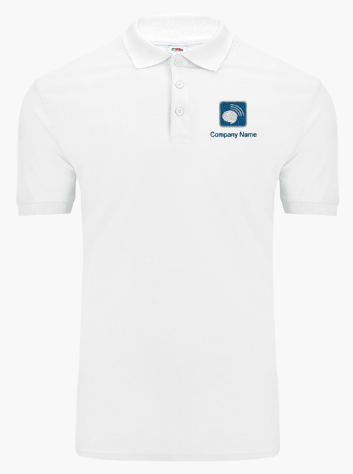 Design Preview for Design Gallery: Marketing & Public Relations Fruit of the Loom® Polo Shirt