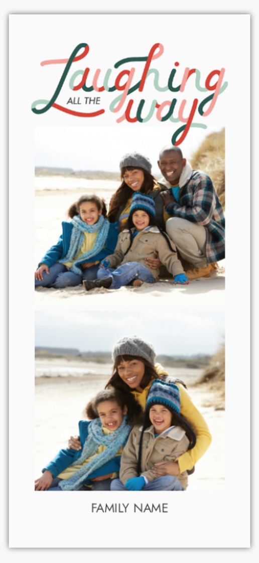 A 2 collage photo white gray design for Greeting with 2 uploads