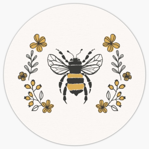 A apiary honey bees white brown design