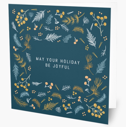 A branch holiday blue gray design for Business
