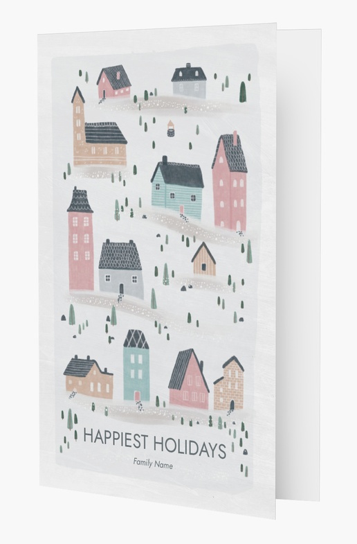 A town vertical gray white design for Theme