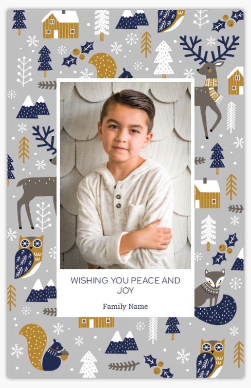 A photo cute gray brown design for Holiday with 1 uploads