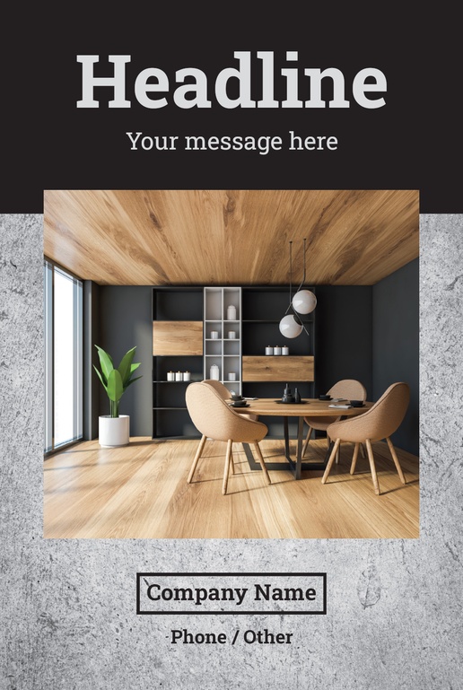 A Interior Design furniture store cream black design for Modern & Simple