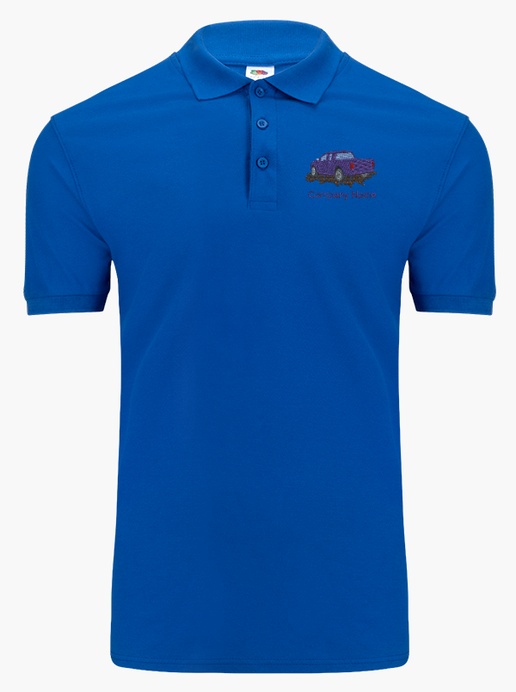Design Preview for Design Gallery: Trucking Fruit of the Loom® Polo Shirt