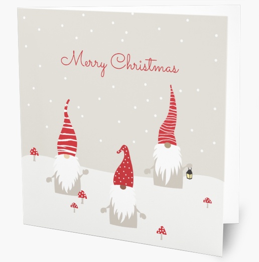 A merry christmas gnoms gray brown design for Theme