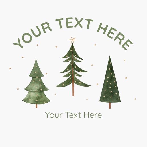 A 1 picture christmas tree gray brown design for Events