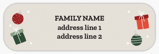 Design Preview for Design Gallery: Fun & Whimsical Return Address Labels, White Paper