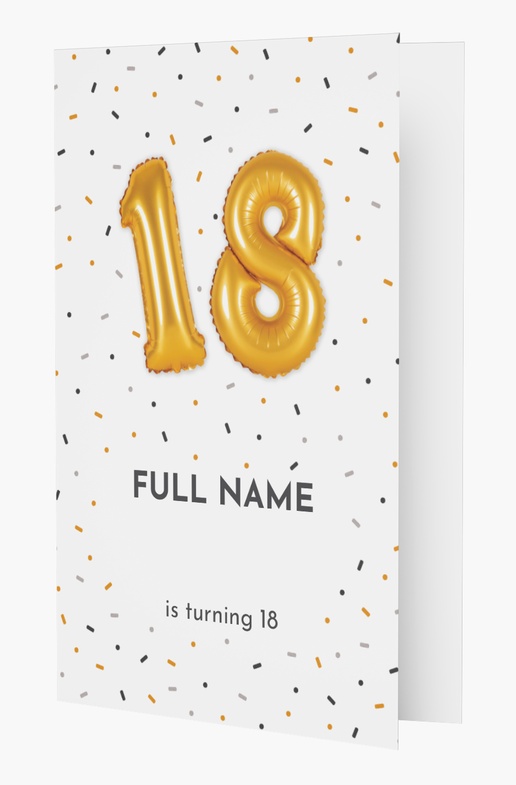 A milestone birthday 21st birthday party white yellow design for Milestone Birthday