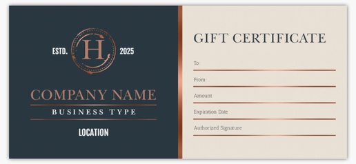 Design Preview for Design Gallery: Food & Beverage Gift Vouchers