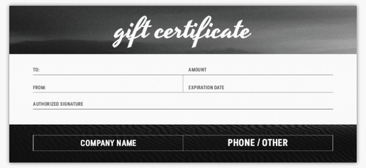 Design Preview for Design Gallery: Marketing & Public Relations Gift Vouchers