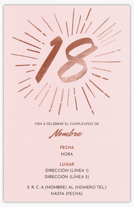Vista previa del diseño de Galería de diseños de tarjetas e invitaciones para cumpleaños significativos, Plano 21.6 x 13.9 cm