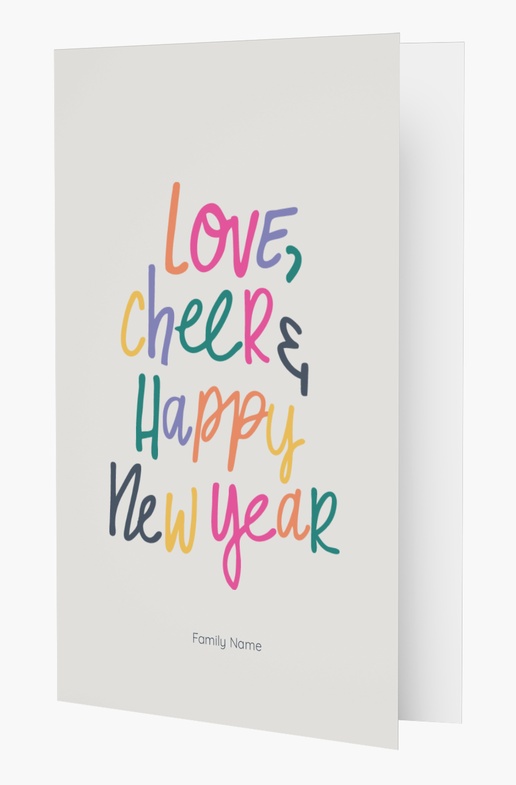 A love colorful new year white pink design for Theme