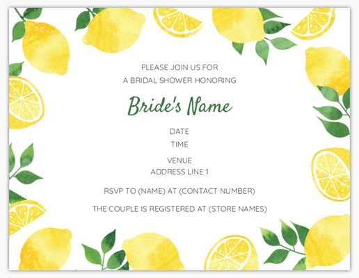 A summer main squeeze white yellow design for Wedding