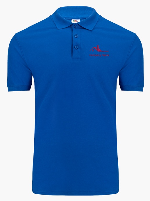Design Preview for Design Gallery: Roofing Fruit of the Loom® Polo Shirt