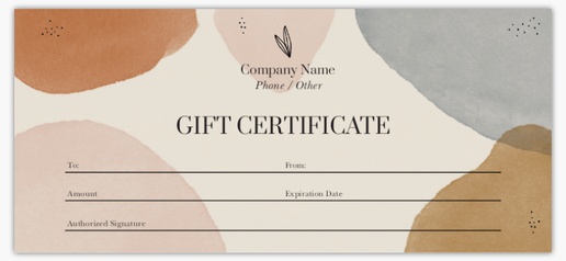 Design Preview for Design Gallery: Retail Gift Vouchers