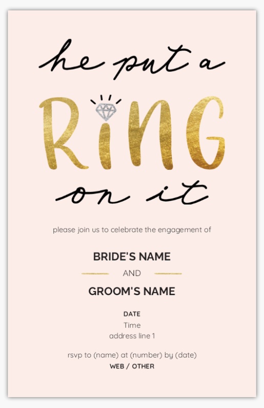 A ring engagement ring gray brown design for Elegant