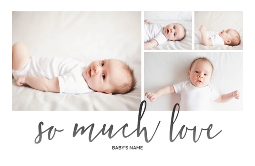 Design Preview for Design Gallery: Baby Invitations & Announcements, 4.6” x 7.2” Flat
