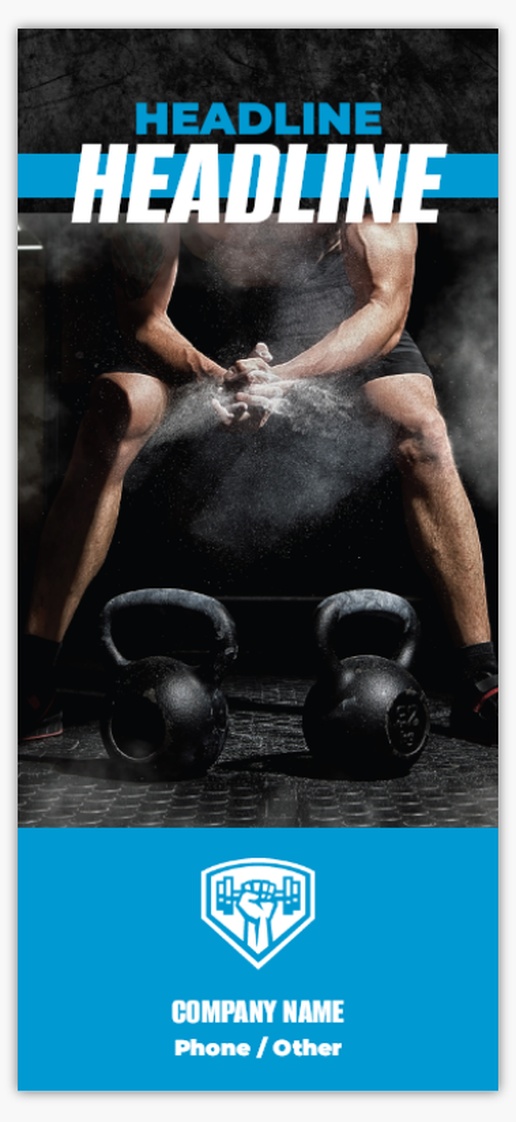 Design Preview for Design Gallery: Sports & Fitness Custom Rack Cards