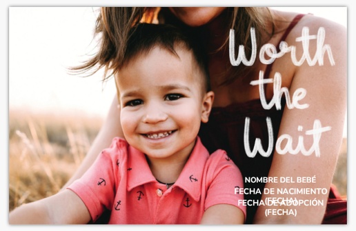 Un hijo adoptivo insignia diseño blanco para Bebés con 1 imágenes