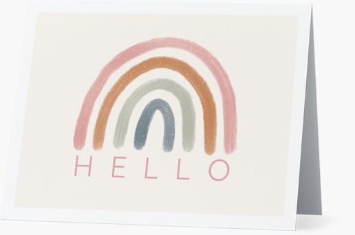 A hello rainbow baby white pink design for Baby