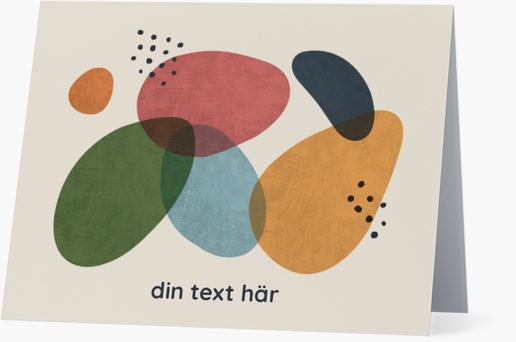 Förhandsgranskning av design för Designgalleri: Fet och färgstarkt Korrespondenskort, Vikt 13,9 x 10,7 cm