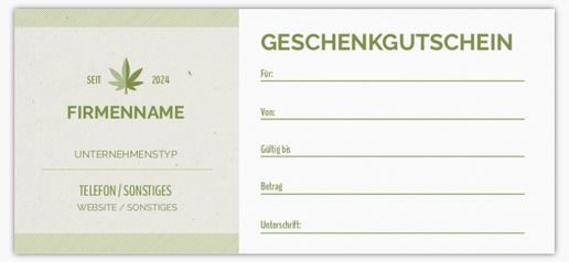 Designvorschau für Designgalerie: Gutscheinkarten Natur & Landschaften