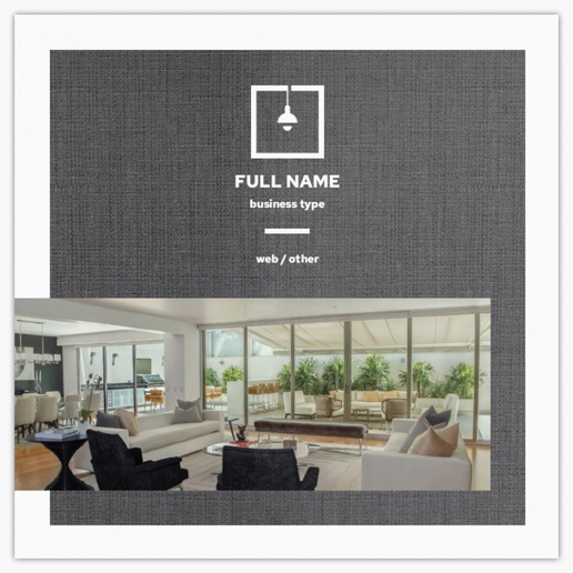 Design Preview for Design Gallery: Home Staging Postcards, 148 x 148 mm