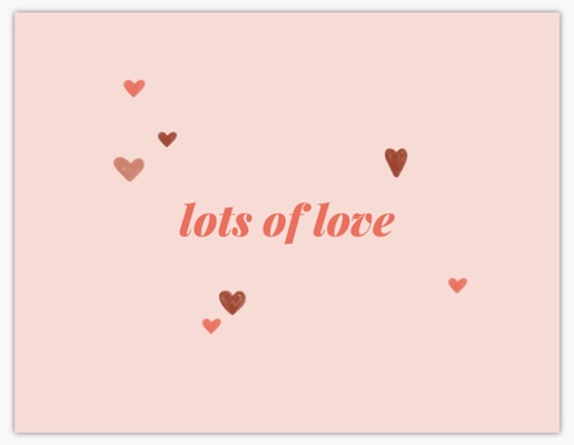 A lots of love happy valentines day gray pink design for Holiday