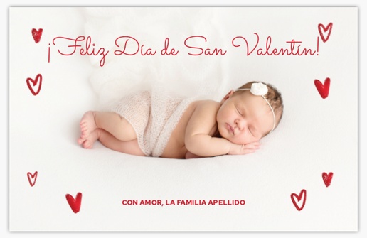 Un foto valentine diseño rojo para San Valentín con 1 imágenes