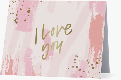 A love watercolor pink white design for Holiday