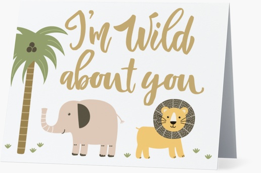 Design Preview for Design Gallery: Pets & Animals Personalized Note Cards, Folded 5.5" x 4"
