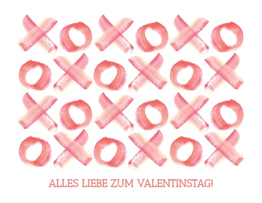 Designvorschau für Designgalerie: Grußkarten Valentinstag, Flach 13,9 x 10,7 cm