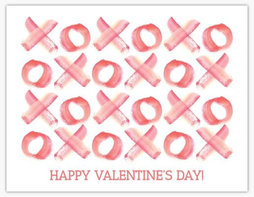 Design Preview for Design Gallery: Valentine's Day Note Cards, Flat 13.9 x 10.7 cm