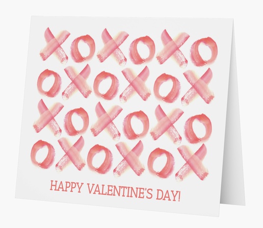 A xoxo valentines day white pink design for Valentine's Day