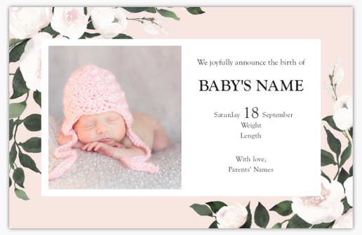 A baby girl 출산 축하 파티 white gray design for Baby with 1 uploads
