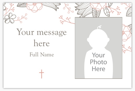 Design Preview for Design Gallery: Baptism & Christening Lawn Signs, 12" x 18" Horizontal