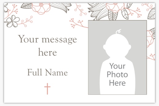 Design Preview for Baptism & Christening Lawn Signs Templates, 18" x 27" Horizontal