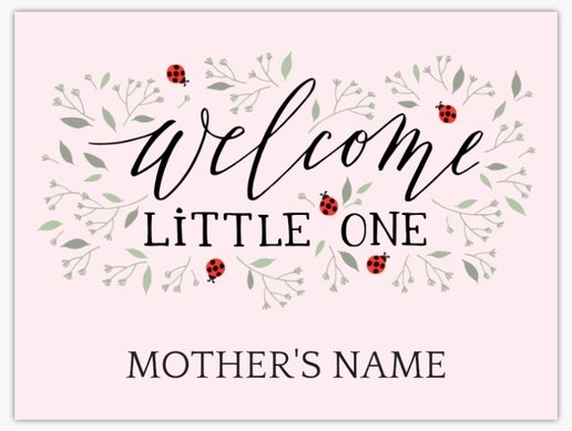A baby shower lady bug white gray design for Animals